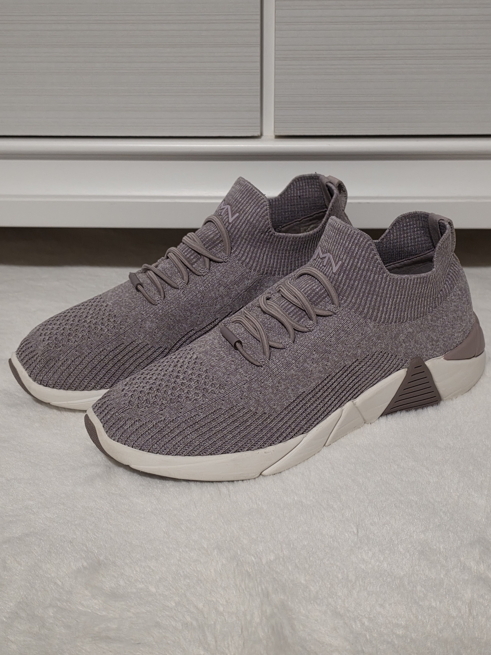 Womens Skechers Mark Nason Knit Slip-On Sneakers In Light Purple